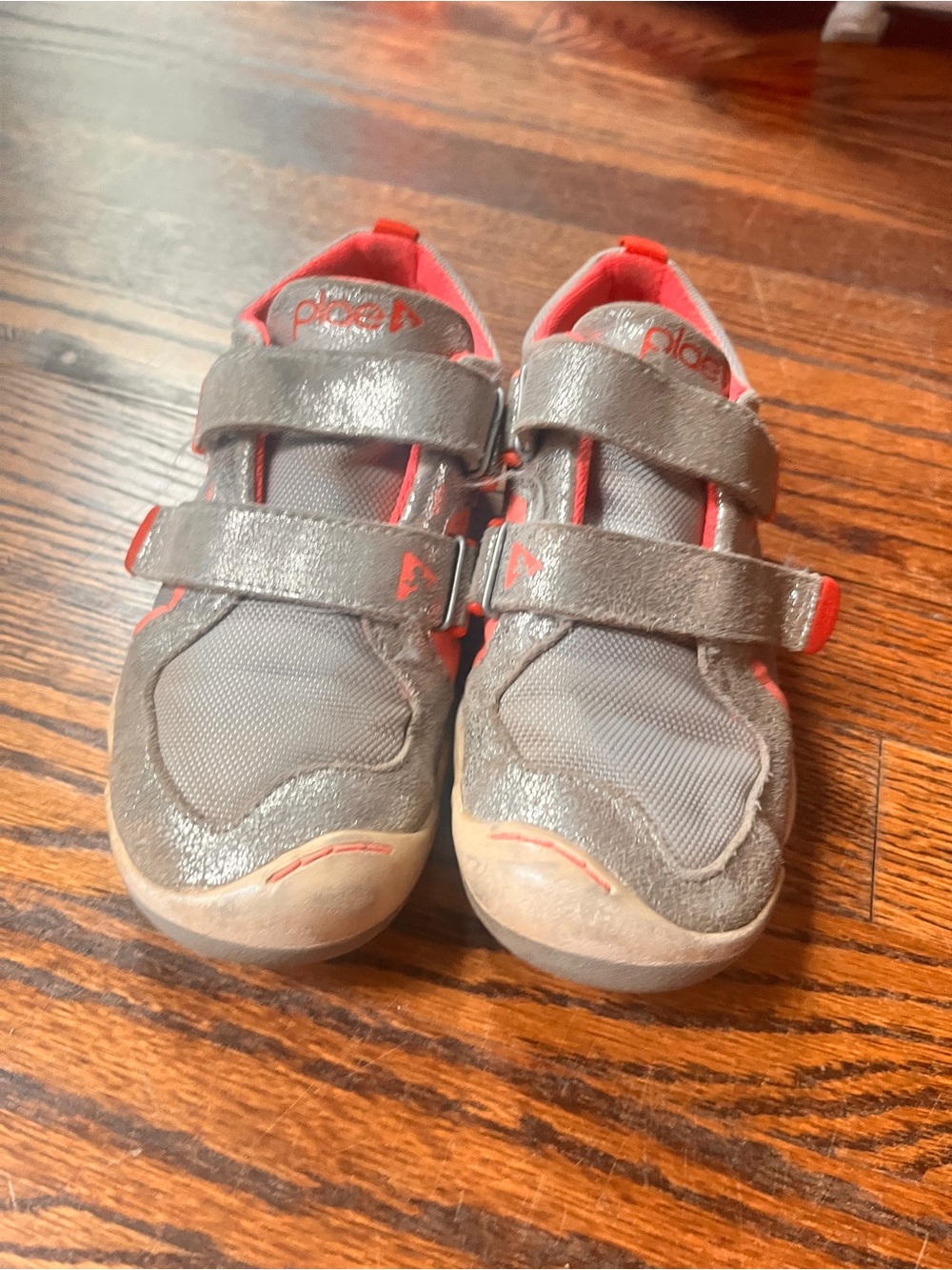 PLAE Ty Silver Sneakers size 13